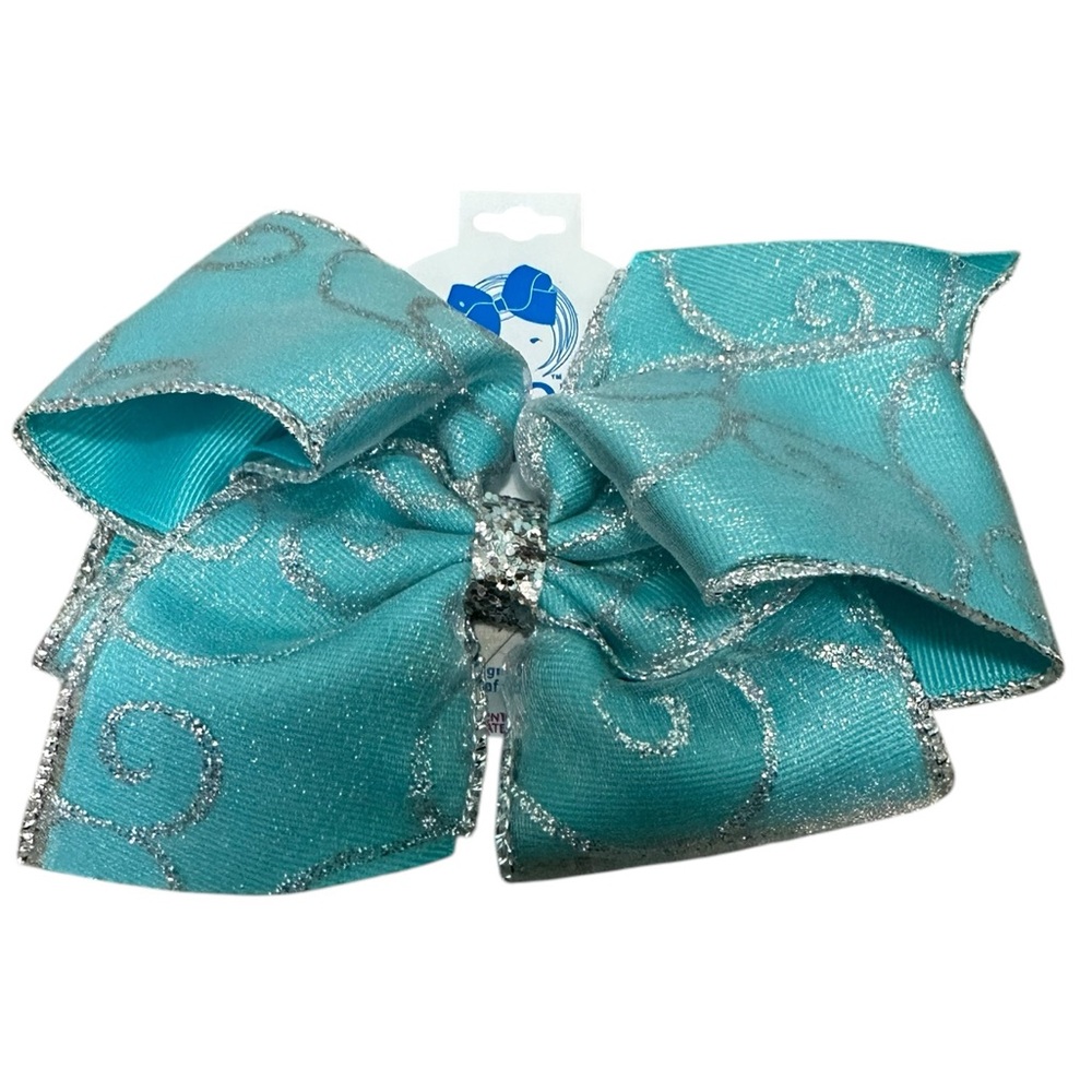 Sparkling Blue Hair Bow